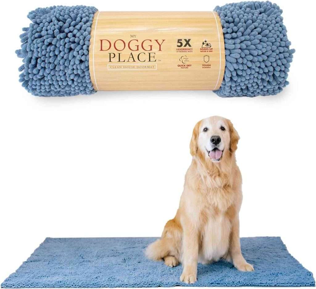 My Doggy Place Microfiber Dog Mat for Muddy Paws