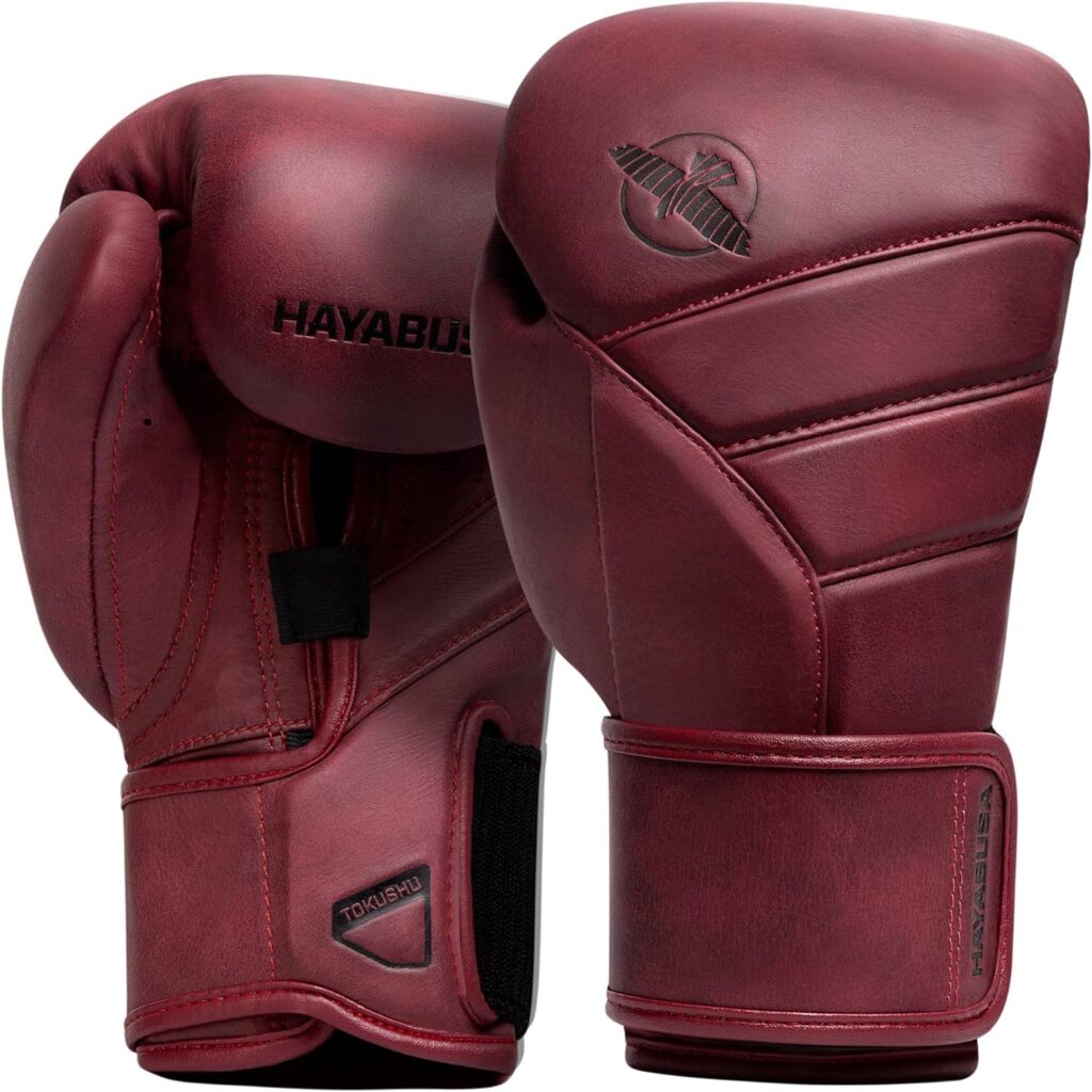 Hayabusa T3 LX Leather Boxing Gloves Men and Women for Training Sparring Heavy Bag and Mitt Work