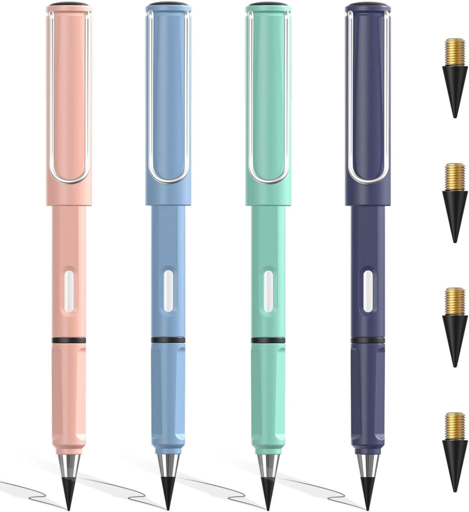 ALECPEA-4pcs-Everlasting-Pencil-Infinite-Pencil