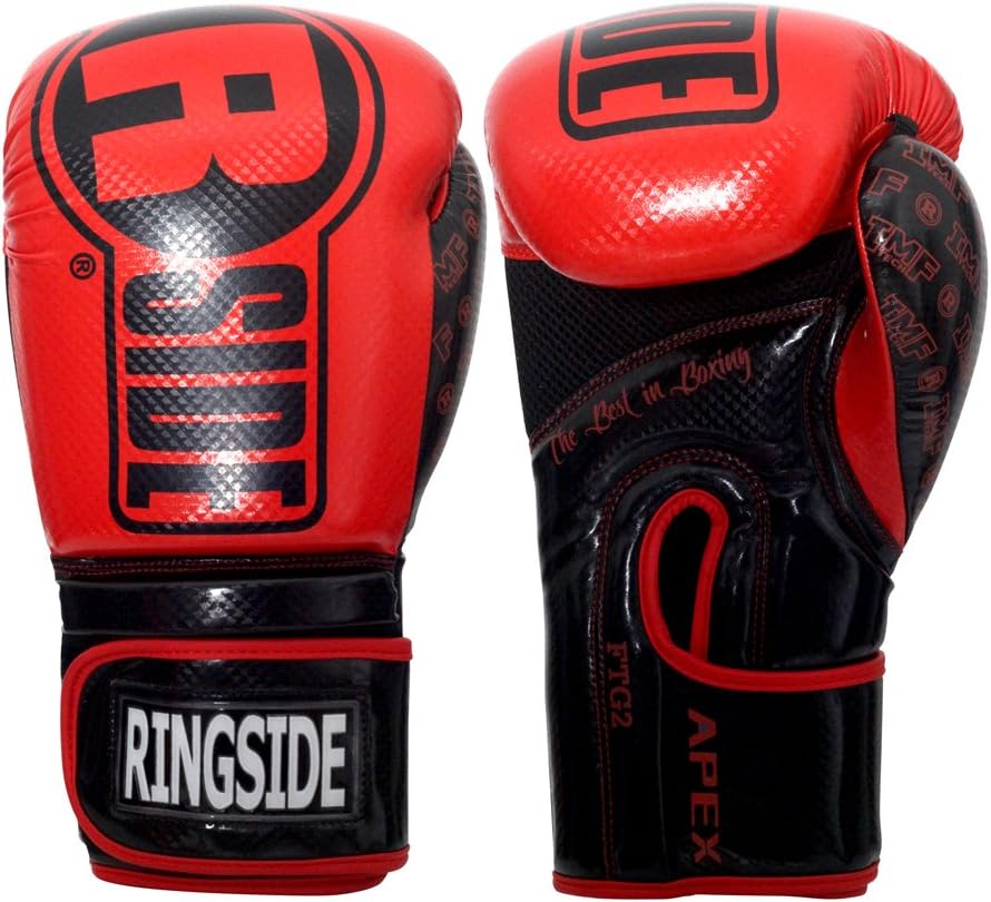Ringside Apex Flash Sparring Boxing Gloves, IMF-Tech Boxing Gloves with Secure Wrist Support, Synthetic Boxing Gloves for Men and Women
