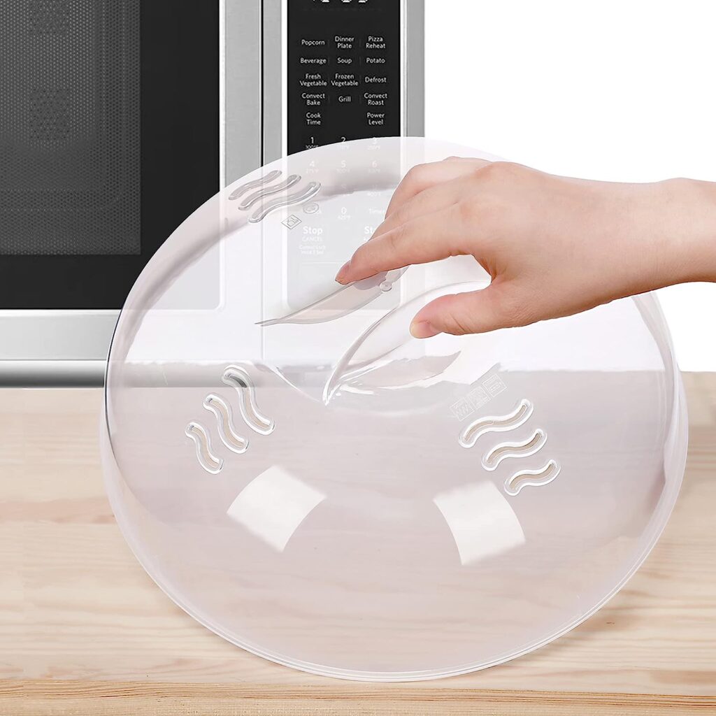 Microwave Splatter Cover for Food Large Microwave Plate Food Cover