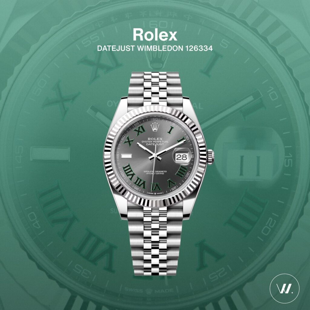 Rolex Date-Just wimbledon