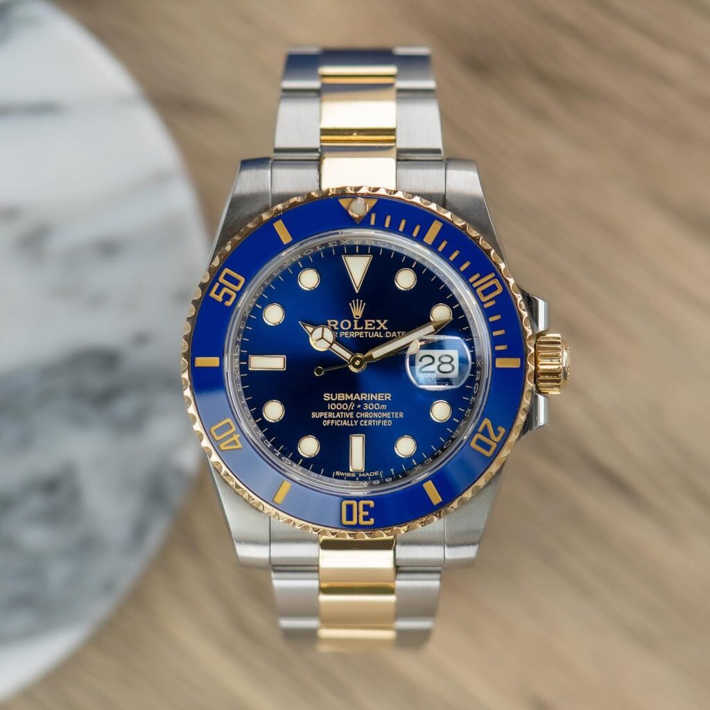 Rolex two tone submariner - The Bluesy